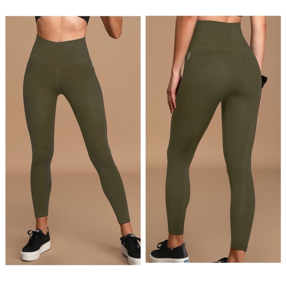 Free People High-Rise 7/8 Length Good Karma Leggings
